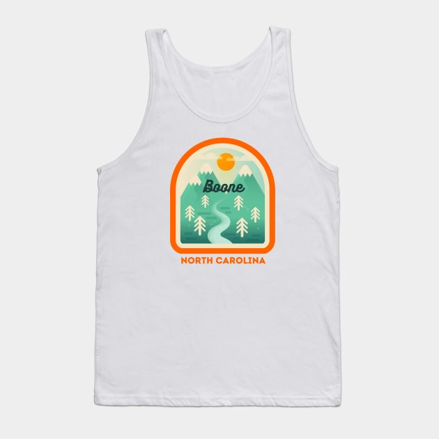 Boone North Carolina NC Tourist Souvenir Tank Top by carolinafound